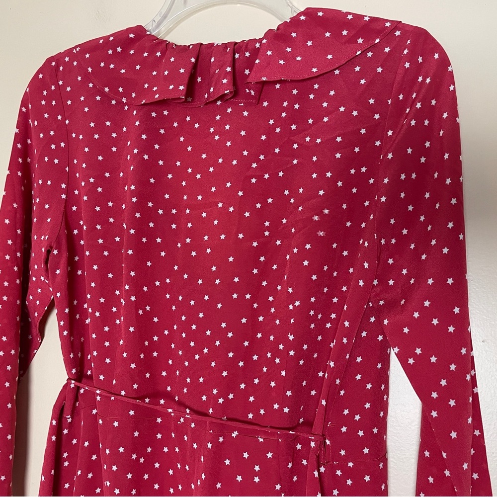 Realisation Par Red Polka Dot Long Sleeve Dress - Picture 7 of 11